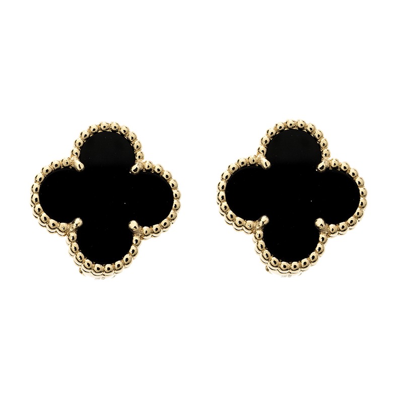 ヴァンクリーフ＆アーペル スウィート アルハンブラ ピアス K18YG