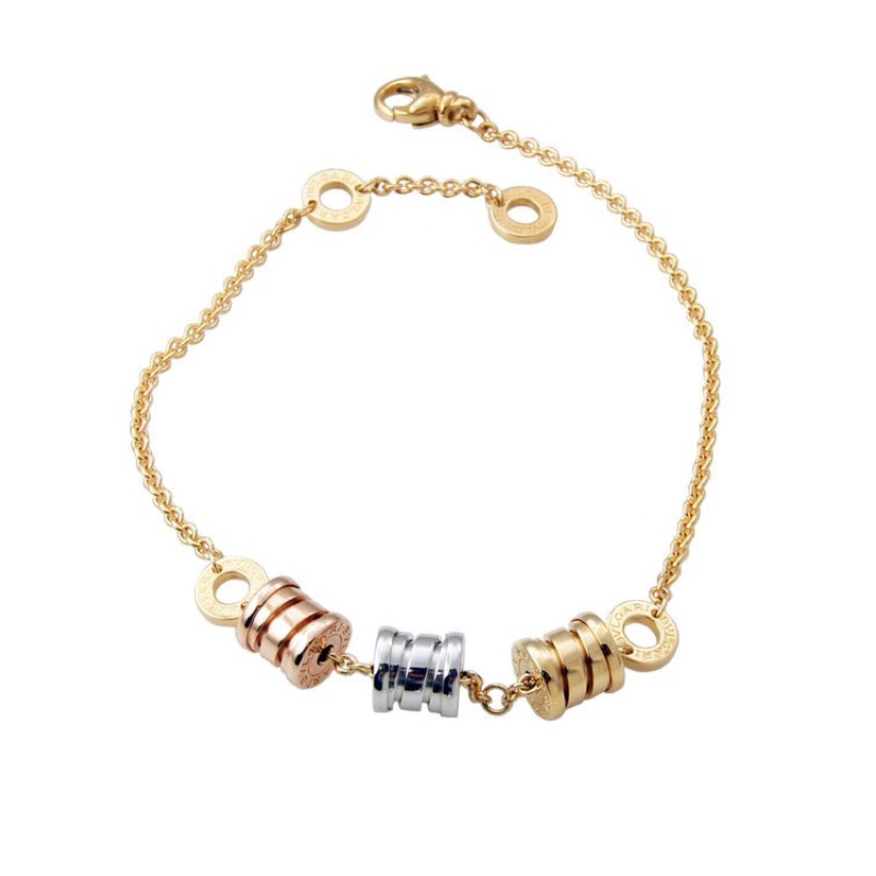 ブルガリ ビーゼロワン スリーエレメント ブレスレット PG×YG×WG