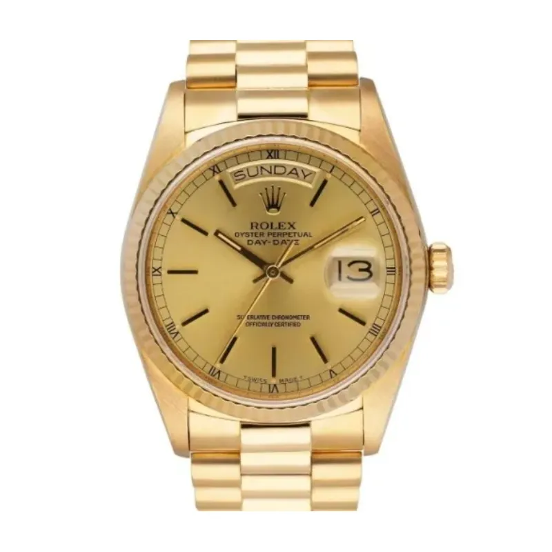 ロレックス デイデイト 金無垢 18038 自動巻き YG ｜ブランド買取なら