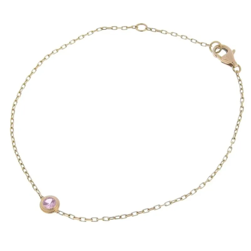 カルティエ ダム―ル ブレスレット ピンクサファイア｜ブランド買取なら