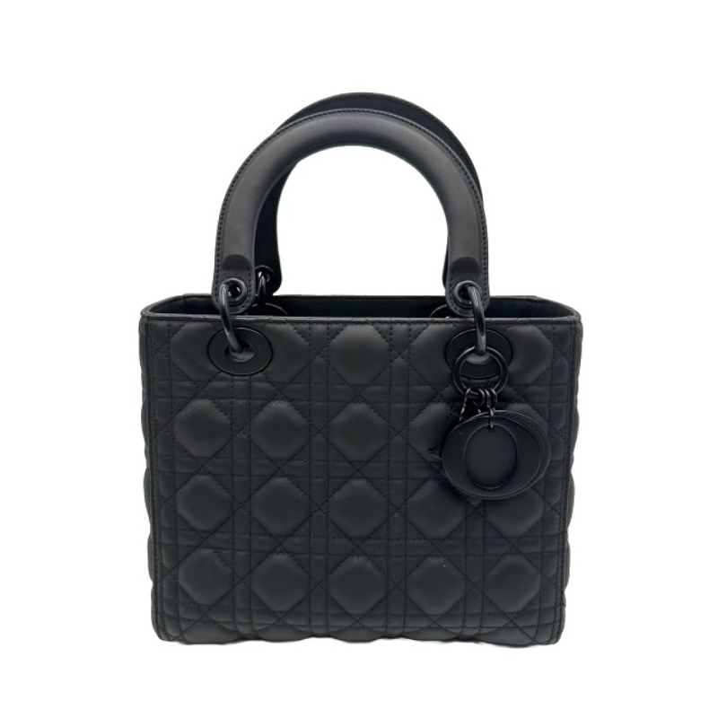 クリスチャンディオール レディディオール ミディアム マットブラック