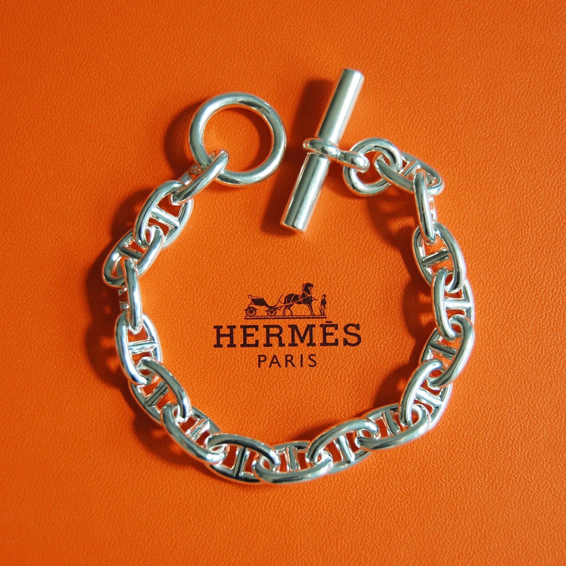 HERMES（エルメス） シェーヌダンクル MM 17 Silver H101994B 00017