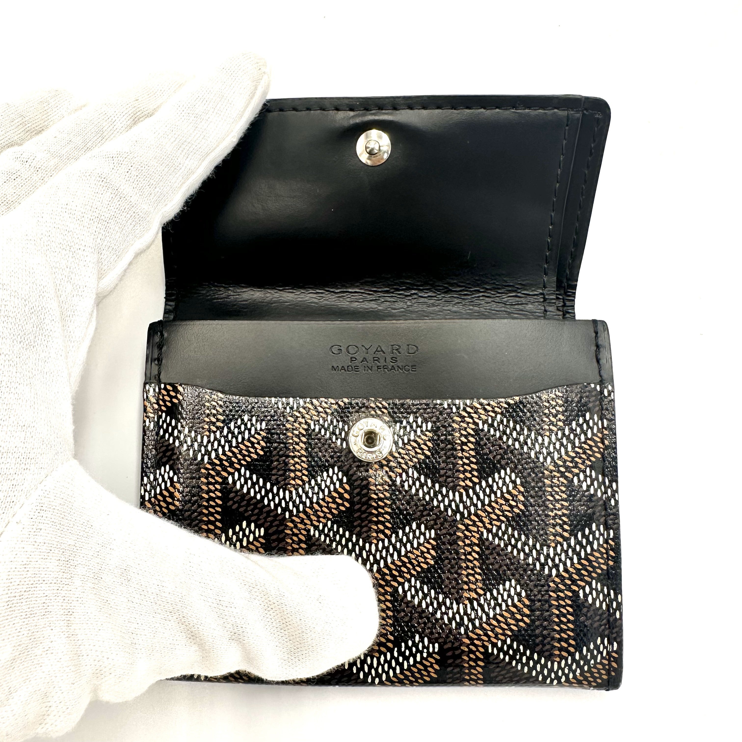 ゴヤール GOYARD マリニーウォレット レザー コインケース ブラック