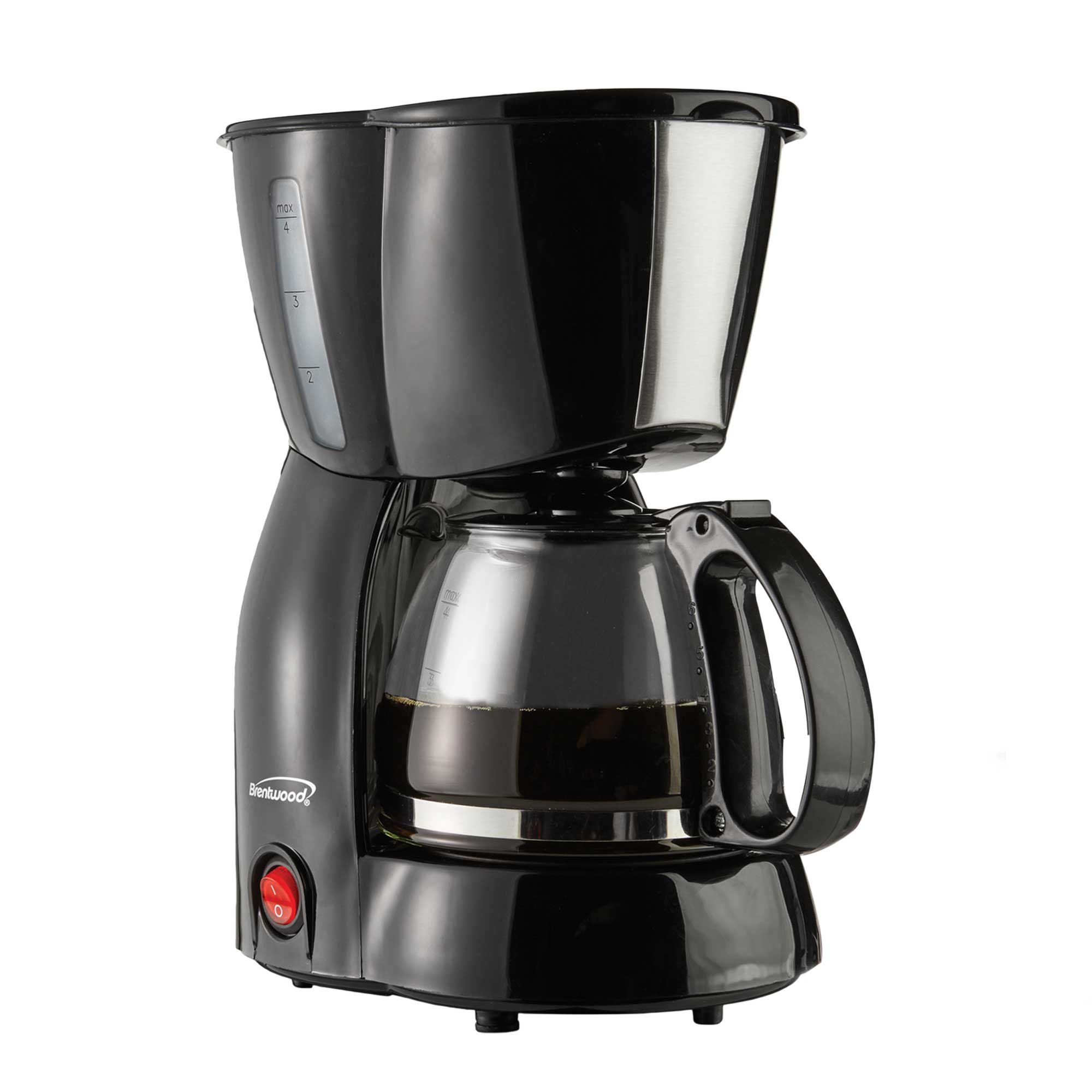 Brentwood TS-213BK 4 Cup Coffee Maker, Black - Brentwood Appliances