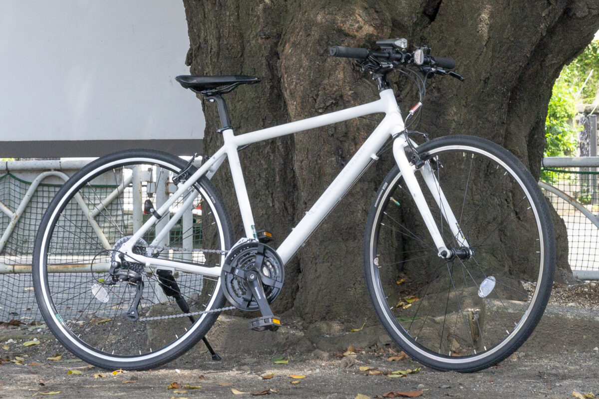 クロスバイク「CYLVA F24」をカラーパーツでお手軽カスタムしてみた