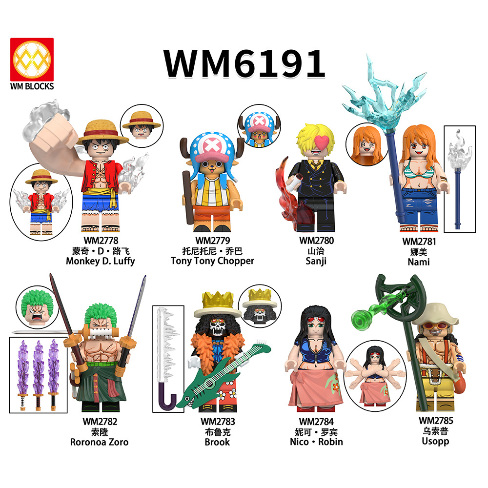 Anime One Piece Roronoa Zoro WM2782 Minifigures - Brixtoy