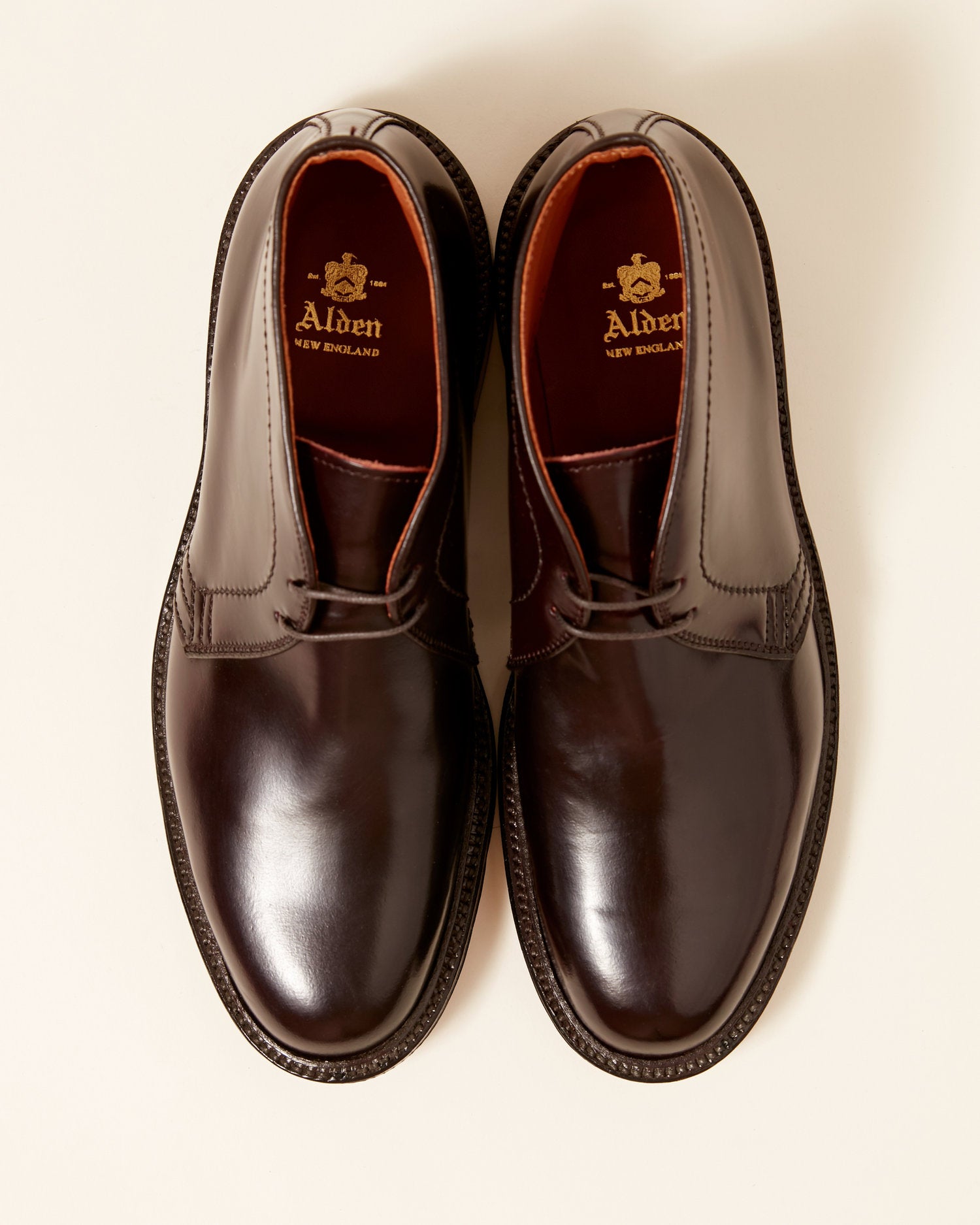 1339 Chukka Boot in Color 8 Shell Cordovan, Barrie Last – Brick +