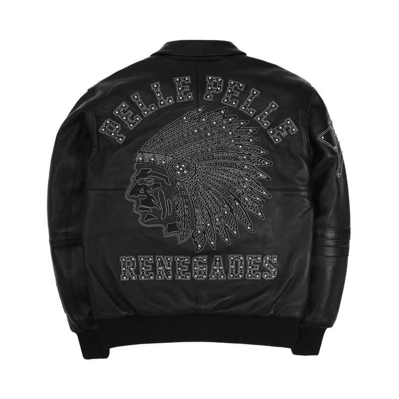 Pelle Pelle Black Renegade - Brick City Leather