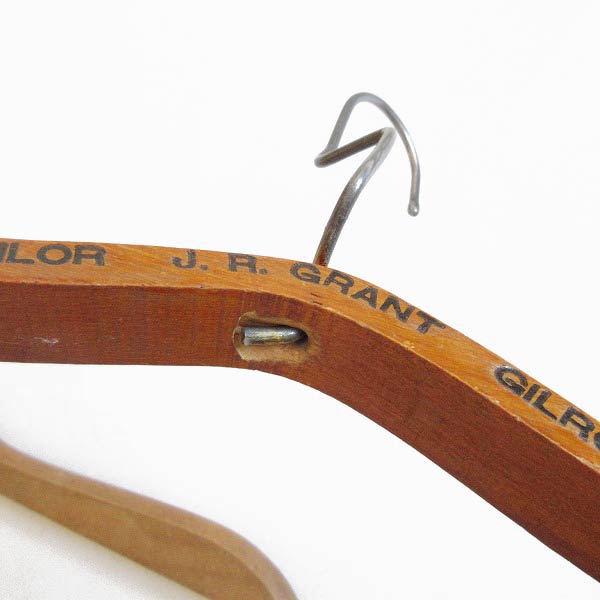 ヴィンテージ木製ハンガー 3本 リバース 大戦 Amazon.co.jp