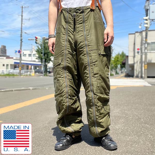 美品 40's 黒タグ USA製 実物 米軍 USAAF A-11 フライトパンツ 34 ARMY