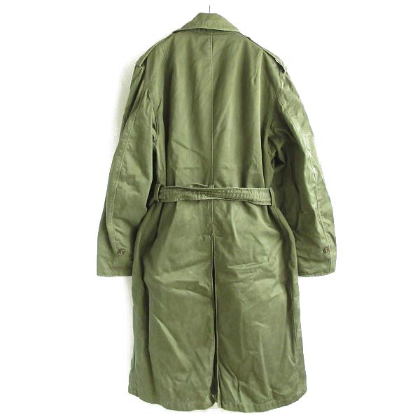 50s 実物 米軍 US ARMY オーバーコート M-R コットンサテン トレンチ