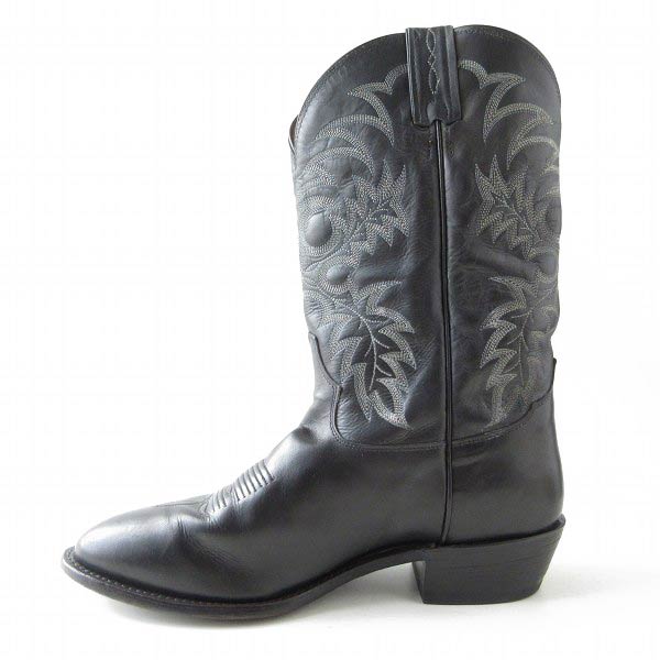 USA製 Tony Lama トニーラマ ウエスタンブーツ 黒 10.5D 28.5cm