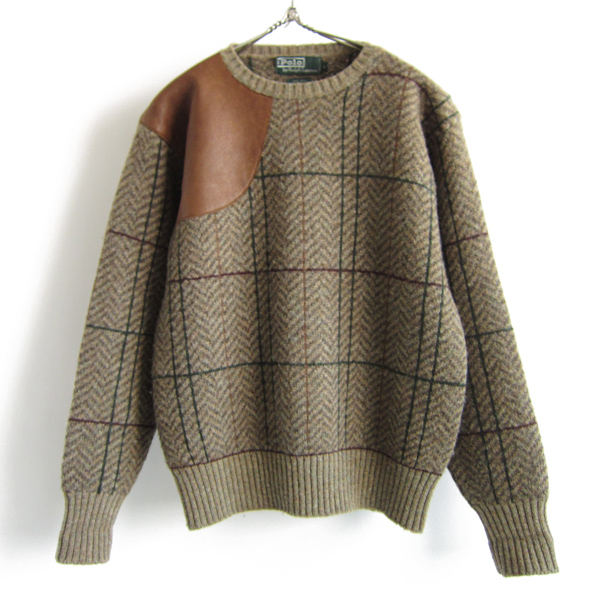 Polo ポロ ラルフローレン ショルダーパッチ エルボーパッチ付き