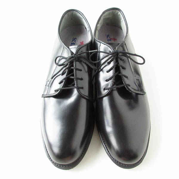 新品/USA製/米軍/BATES/ベイツ/プレーントゥ シューズ/黒【27cm