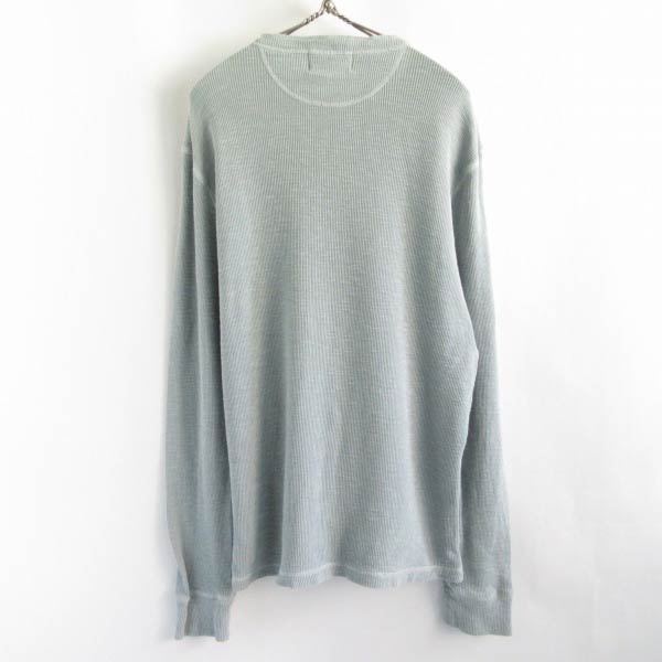 希少 RRL ワッフル サーマル ヘンリーネック シャツ Lサイズ 長袖 ロン