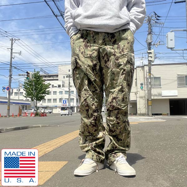 USA製 実物 米軍 US NAVY AOR2 NWU デジカモ 迷彩 TYPE3 コンバット