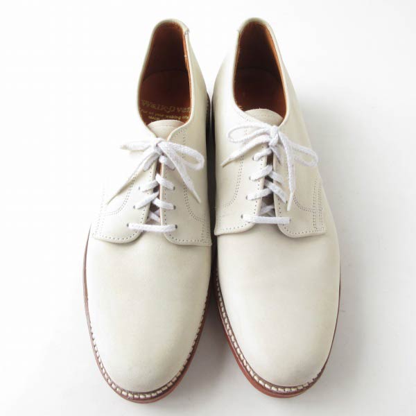 美品 80s-90s USA製 ウォークオーバー ホワイトバックス シューズ 幅狭