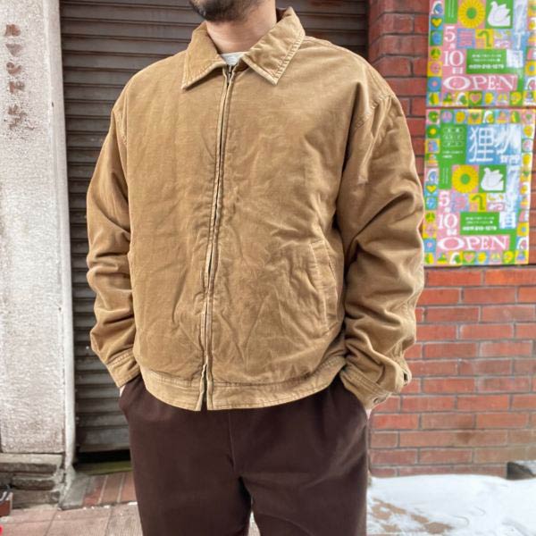 90s GAP オールド ギャップ 短丈 コーデュロイ ジャケット L ベージュ