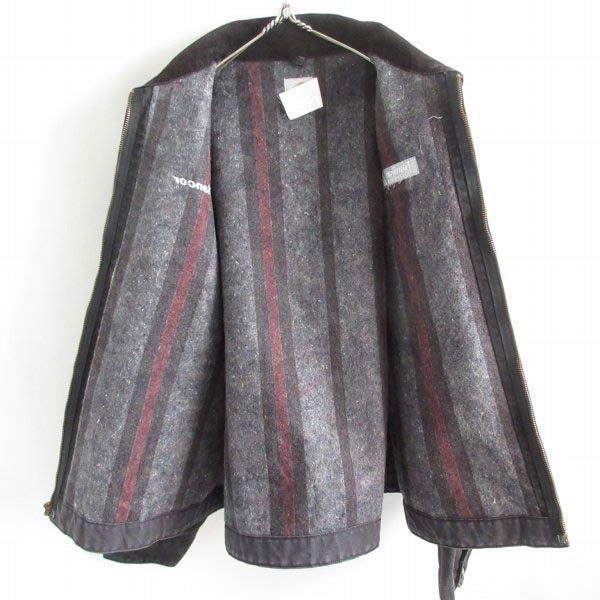 90s USA製 carhartt デトロイト ジャケット JB105 黒 フェード