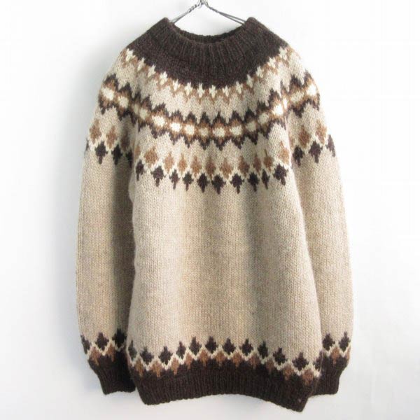 美品 アイスランド製 ICELOOK ロピー セーター XL samband of Iceland