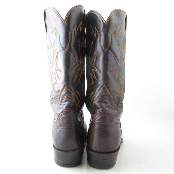 黒タグ USA製 Tony Lama トニーラマ ウエスタンブーツ 28cm ダーク