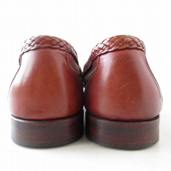 USA製アレンエドモンズMaxfieldタッセルローファー|茶系10EEE幅広28cm