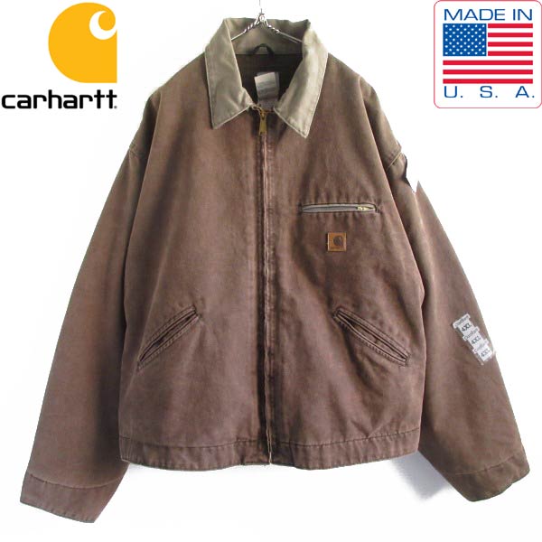 2003年製 carhartt デトロイトジャケットJ97 CHT USA製