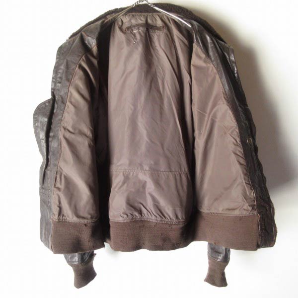80s 米軍 USN G-1 ジャケット | レザー - 札幌 ビンテージ 古着屋