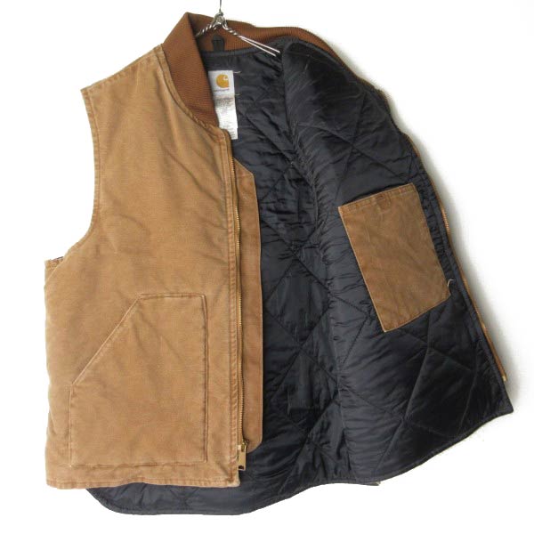 カーハート V02 BRN ダックベスト | XL-R 茶系 - 札幌 ビンテージ 古着