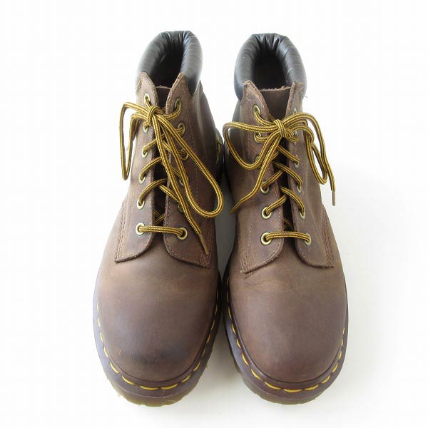 英国製 ドクターマーチン 6ホール ブーツ 茶系 UK7 25.5cm Dr.Martens