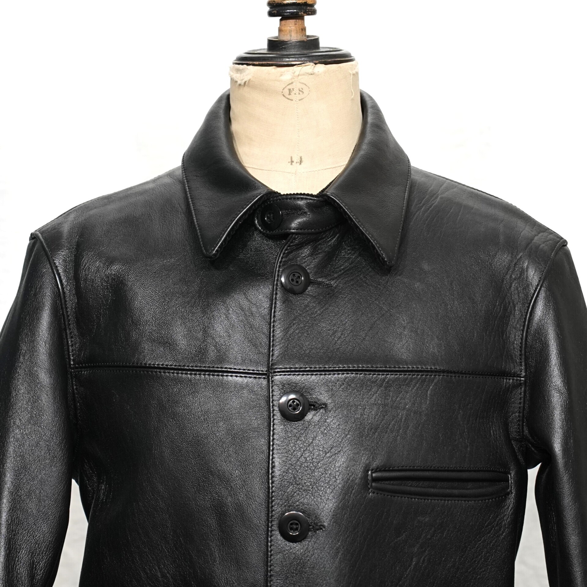 アディクト クローズ シープスキン カーコート ブラック: BRYWB