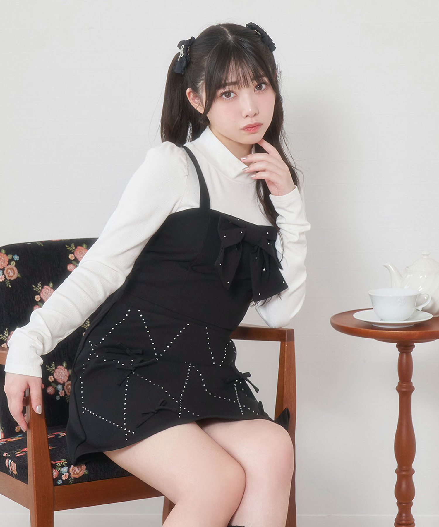 ラインストーンリボンビスチェセット – BUNNY APARTMENT