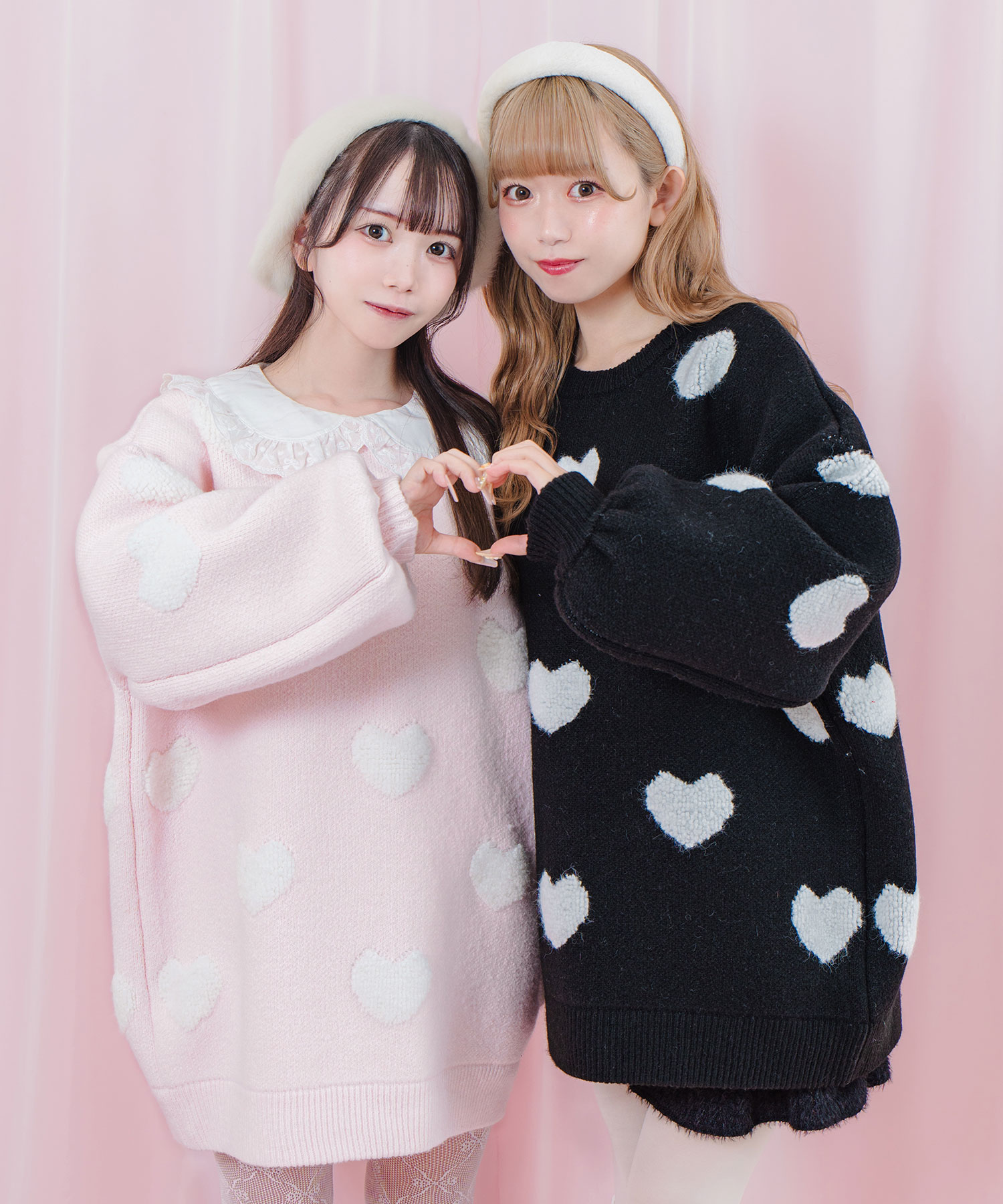 ハートジャガードビッグニット – BUNNY APARTMENT