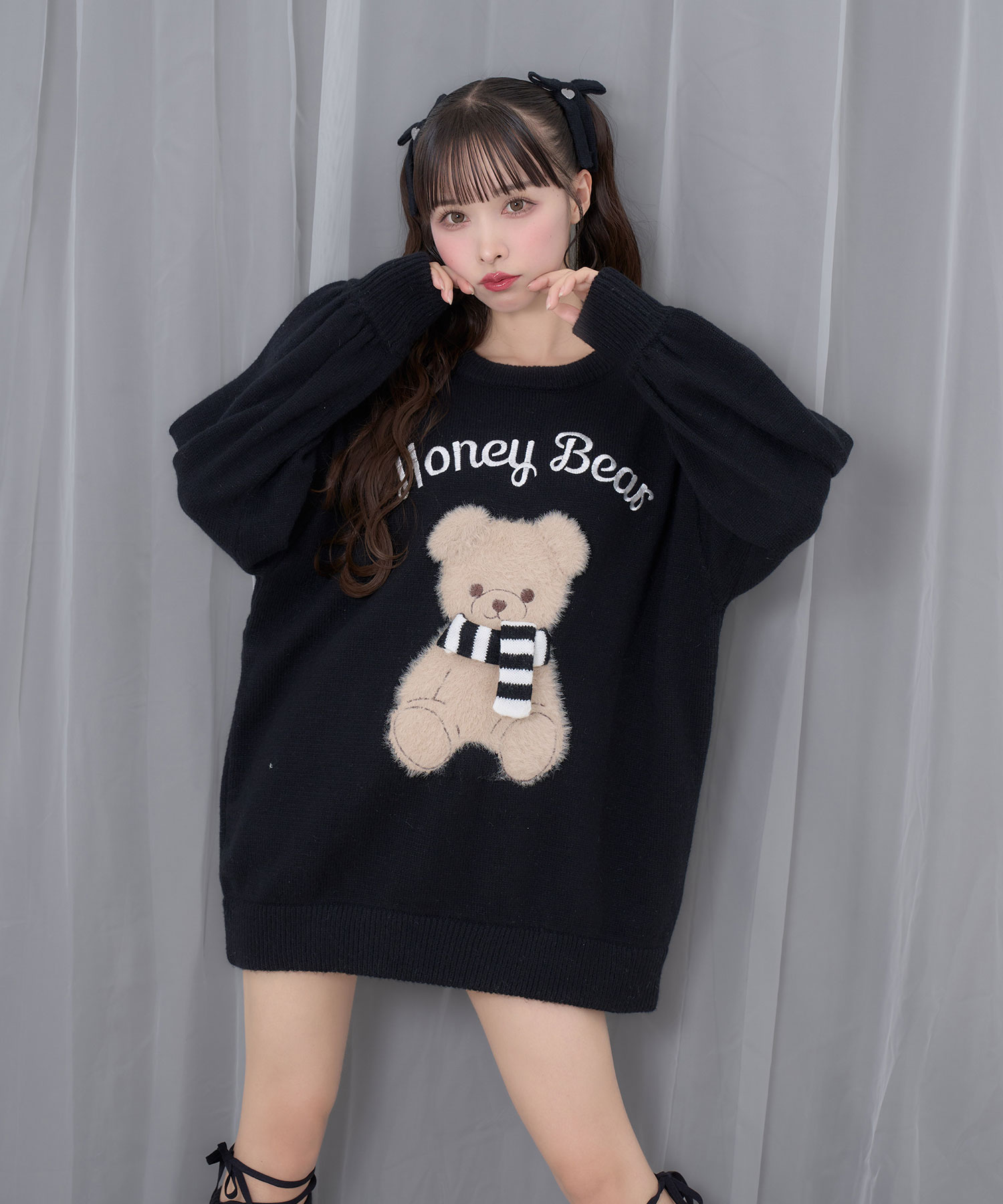 winterシナモンジャガードビッグニット – BUNNY APARTMENT