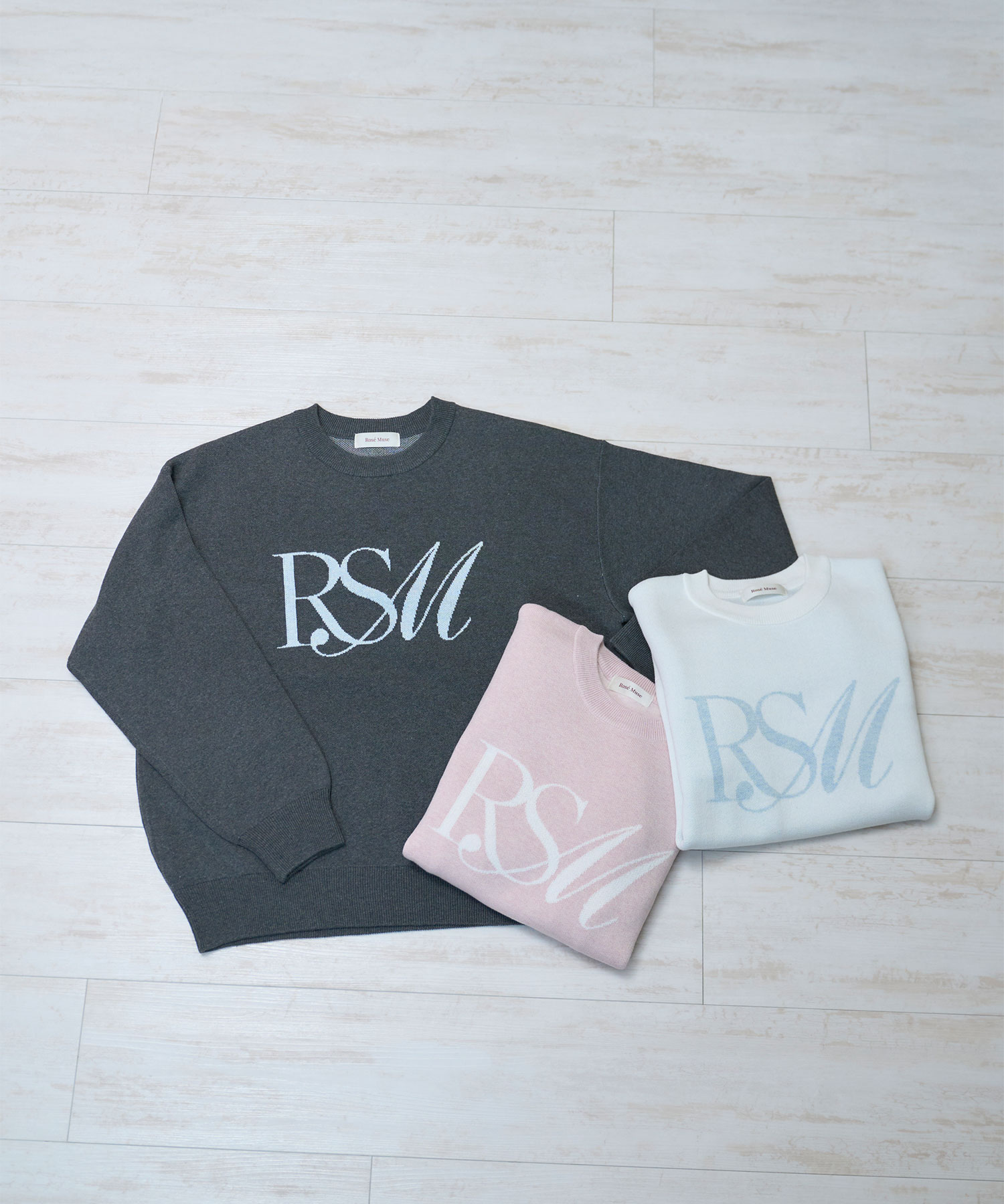 Over sized logo jaquard knit – BUNNY APARTMENT