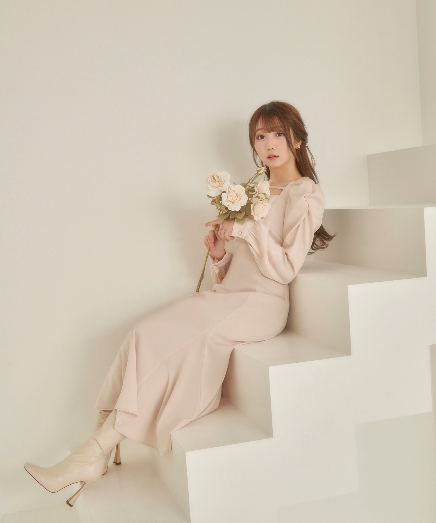 decollete belted mermaid one-piece – BUNNY APARTMENT