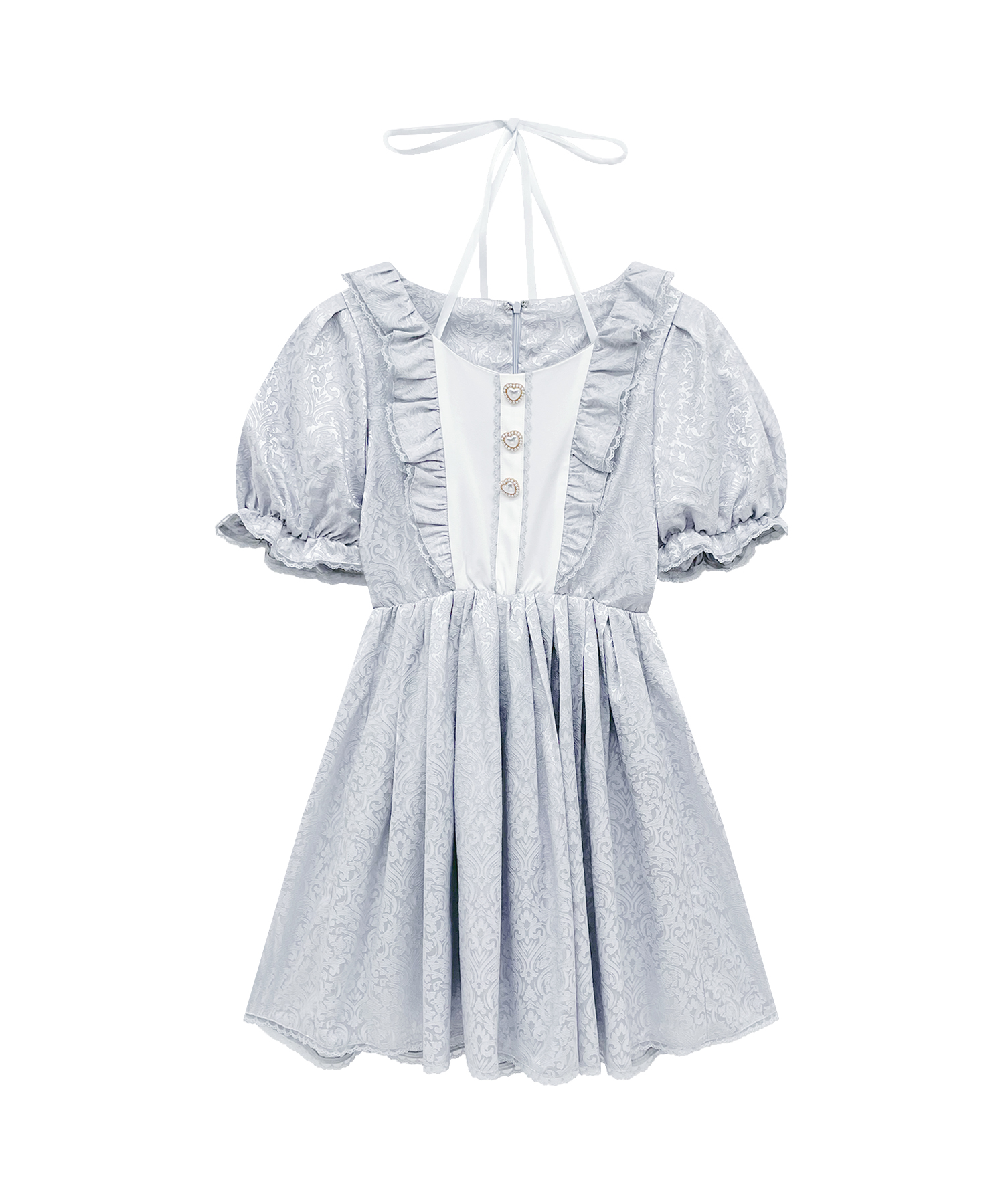 スクエアネックジャガードワンピース – BUNNY APARTMENT