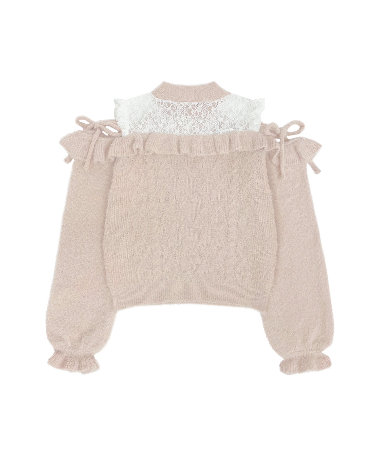 オフショルハートケーブルニットトップス – BUNNY APARTMENT