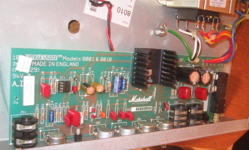 MARSHALL VALVESTATE 10（8010）改造 部品交換: ギター製作素人のブログ