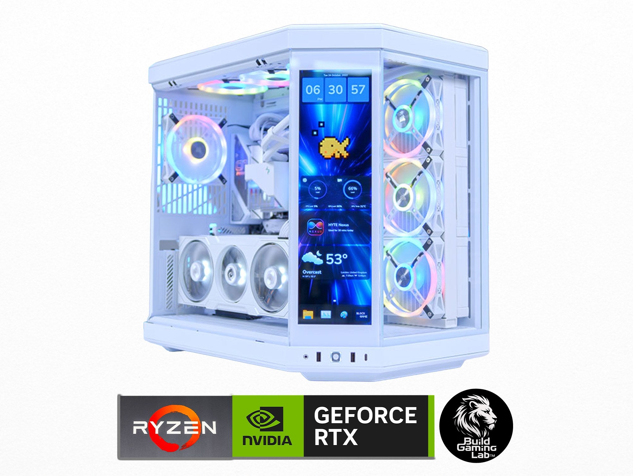 BuildGamingLab｜RTX 5080 Ryzen7 9800X3D Y40液晶モニター付 ゲーミングPC