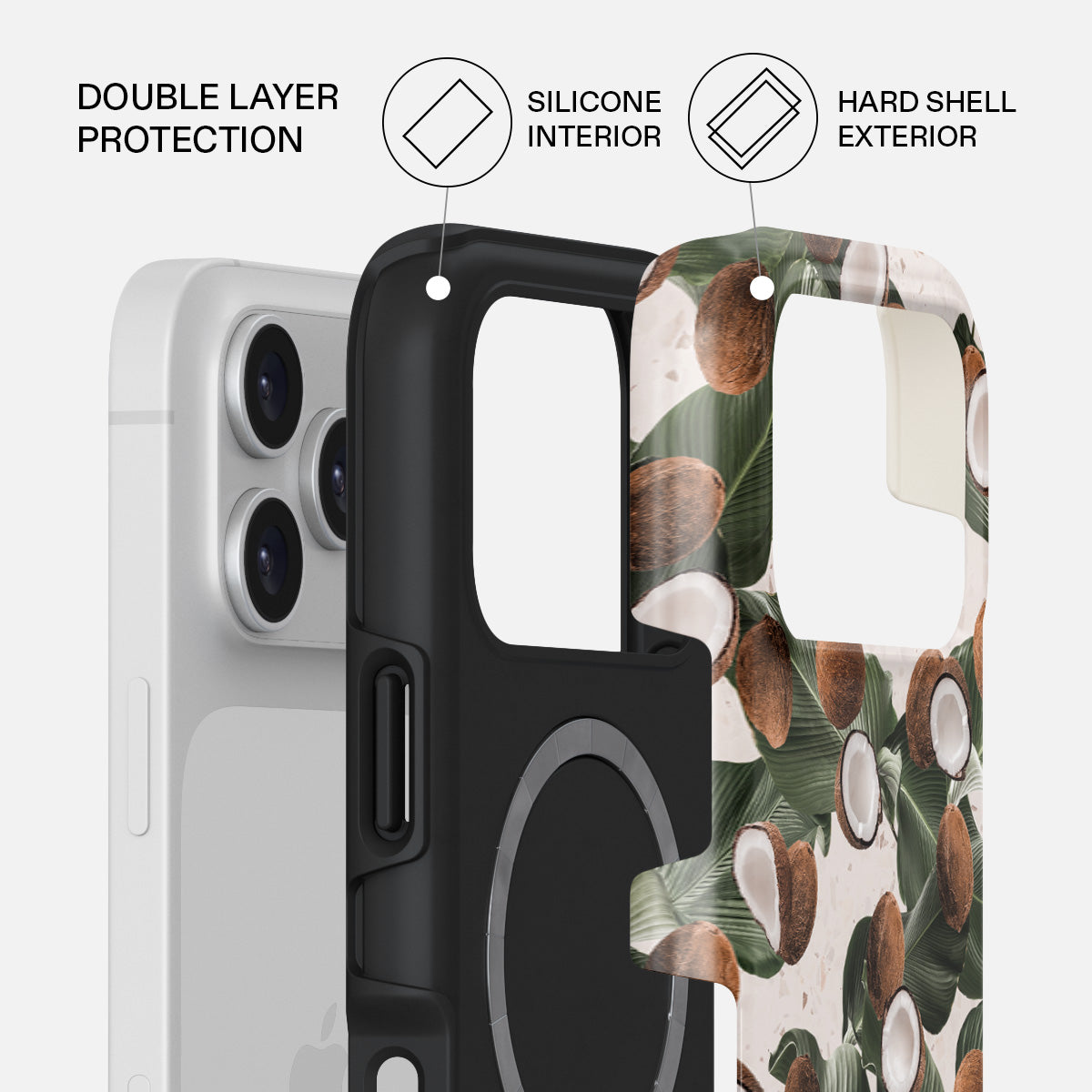 Coconut Crush - iPhone 17 Pro Case | BURGA