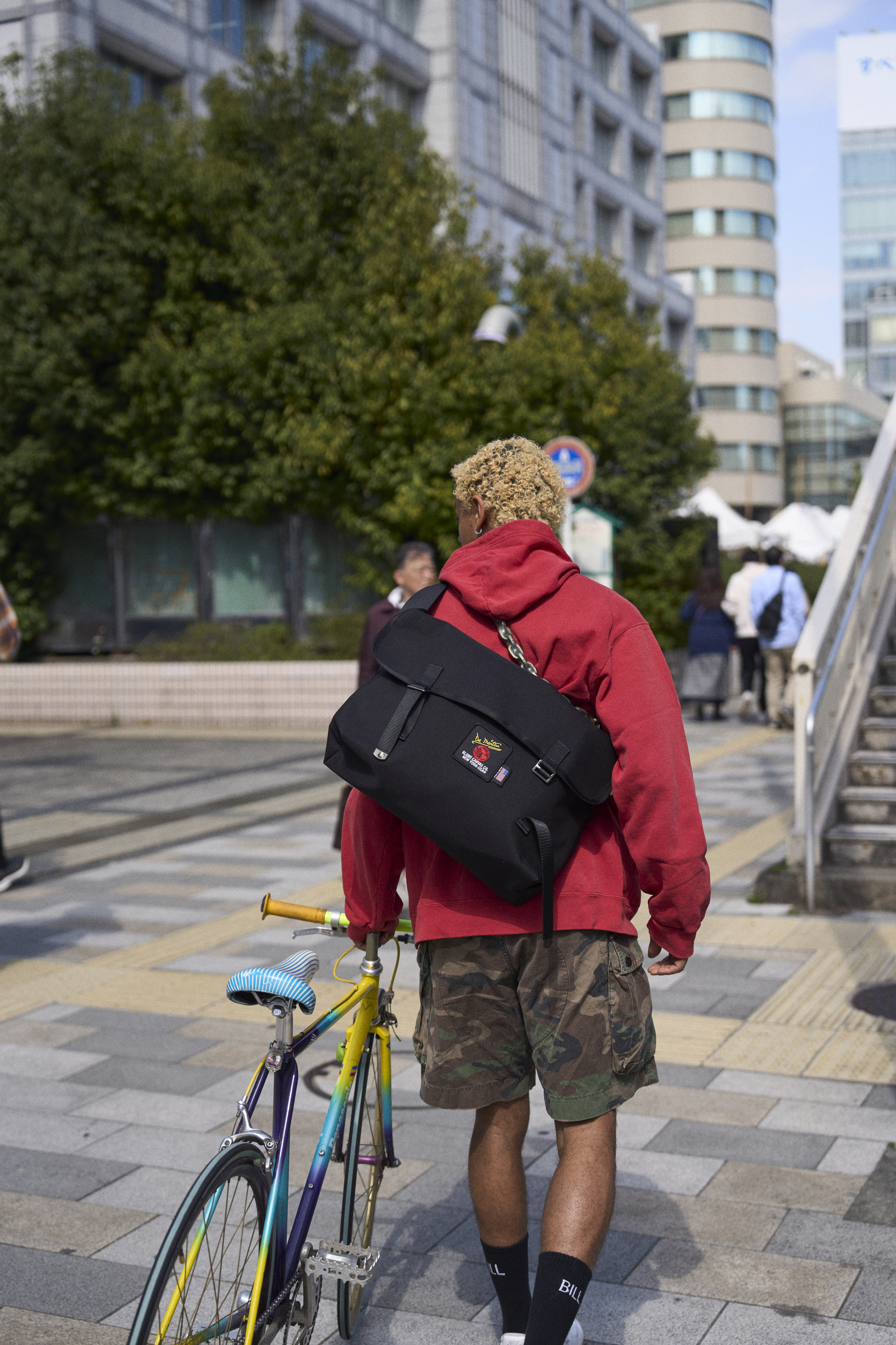 De Martini_ MESSENGER BAG (MEDIUM)_nylon – BYBIGBRO