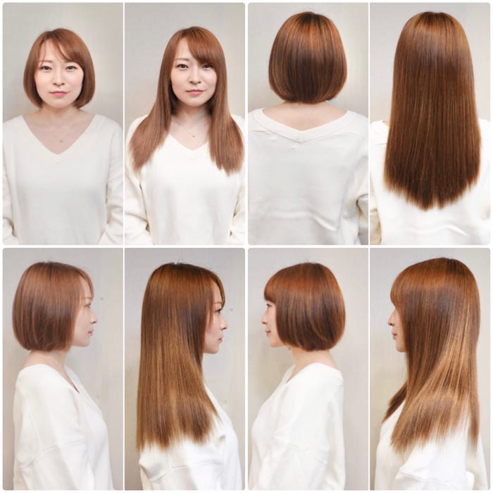 エクステでボブからロングに変身！超自然に馴染む付け方・本数・値段は