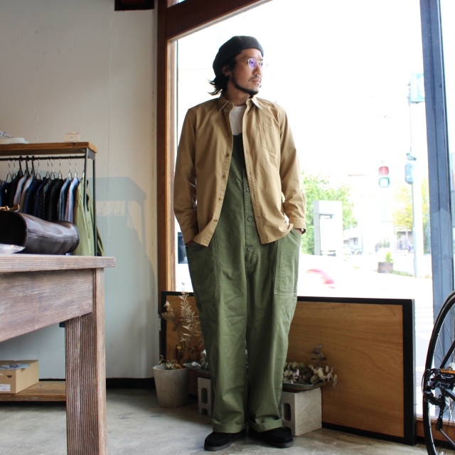 HARVESTY ハーベスティ CHINO CLOTH OVERALLS チノクロス
