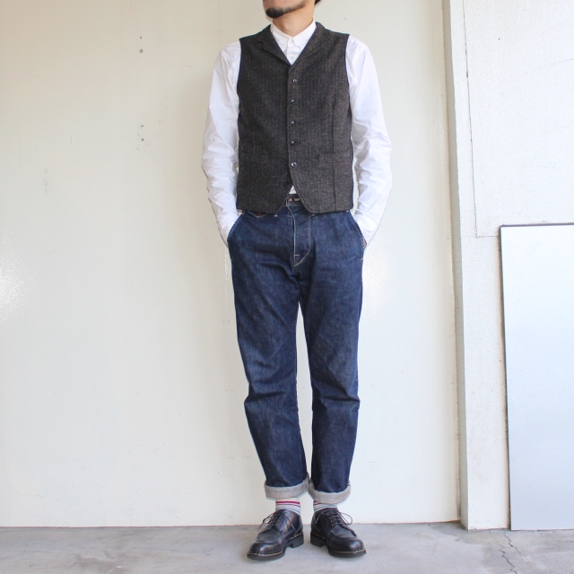 ORGUEIL ホームスパンベスト Homespun Vest OR-4024B - C.COUNTLY