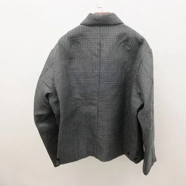 AURALEE オーラリー DOUBLE FACE CHECK ZIP BLOUSON ダブルフェイス