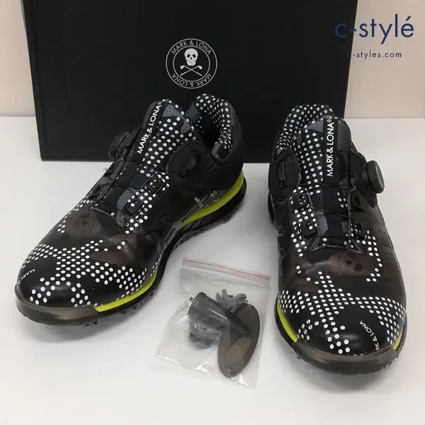 MARK&LONA × ASICS ゴルフシューズ 26.5cm ブラック 1111A203-002
