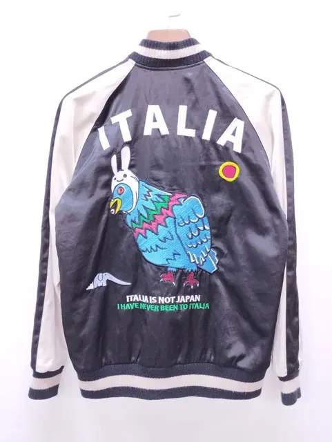 CUNE キューン スカジャン 2 ブラック リバーシブル ITALIA 刺繍の買取