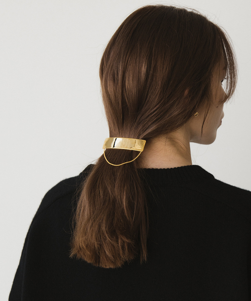 極美品】LETICIA/レチシア・バレッタ ゴールド LETICIA（レチシア）の