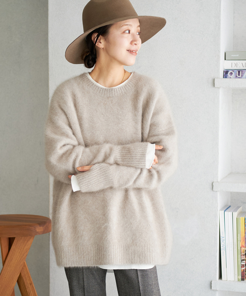 plage（プラージュ）の「Fur Nuance プルオーバー（ニット/セーター